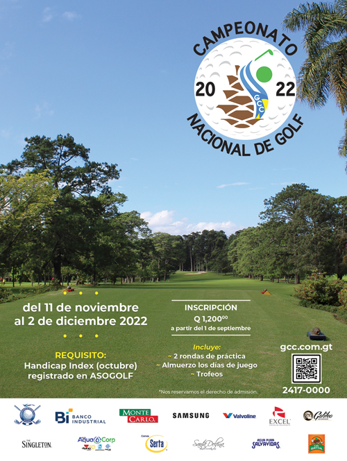 Campeonato Nacional de Golf Guatemala 2022