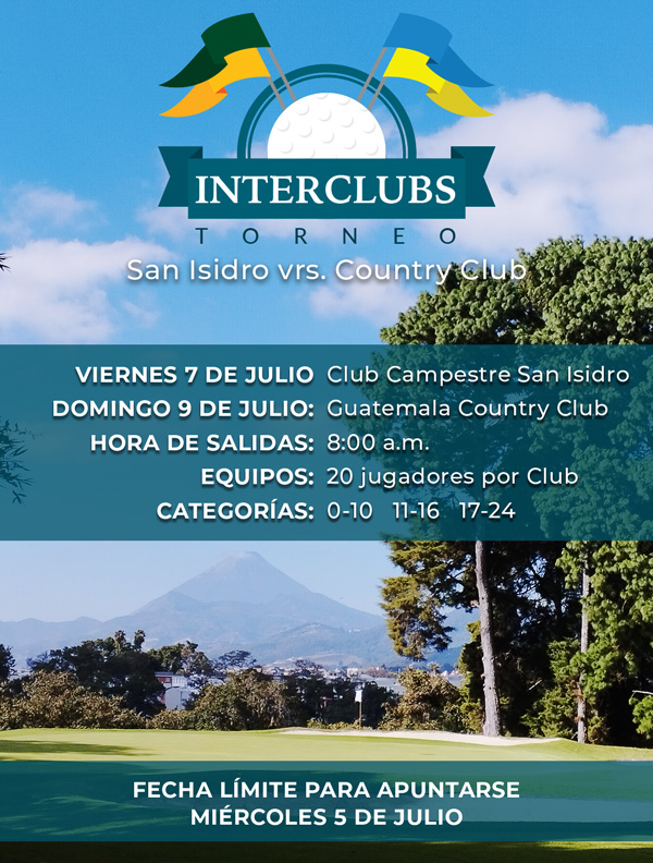 Torneo Interclubs San Isidro Guatemala Country Club 2023