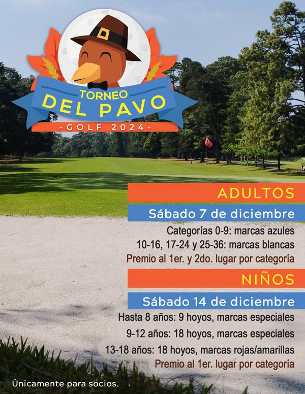 Torneo del Pavo 2024 Golf